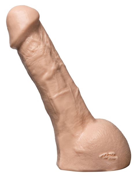 Realistické dildo so semenníkmi Perfect Erect Doc Johnson