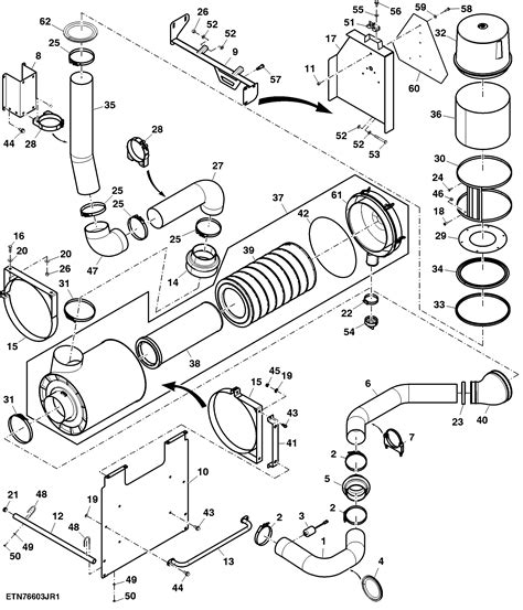 T161853 John Deere Suction Hose AVS Parts