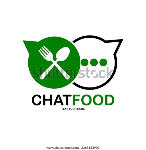 Chat Food Logo Design Vector Suitable Stock Vector (Royalty Free) 2265183901 | Shutterstock