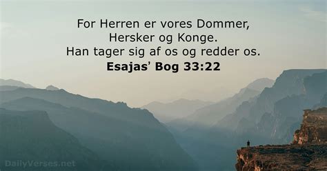 Esajasʼ Bog 33 22 Bibelvers DailyVerses net