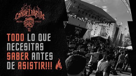 CANDELABRUM METAL FEST 2023 TODO LO QUE NECESITAS SABER ANTES DE