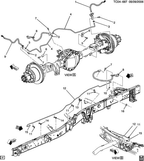 Exploring The Brake Line Diagram For A 2003 Gmc Sierra