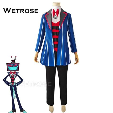 【Wetrose】 Mr. Vox Cosplay Costume Hazbin Hotel Season 2 S2 Voxy ...