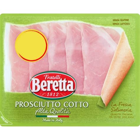 Beretta La Salumeria Fresca Prosciutto Cotto Affettato Gr 120