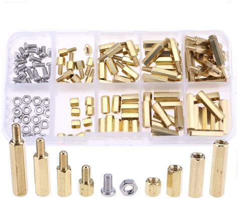 Amazon Hilitchi 120pcs M3 Male Female Brass Spacer Standoff Screw