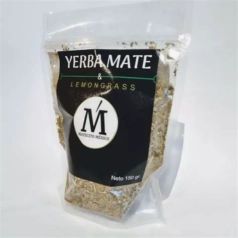 Yerba Mate Con Lemongrass Natural Con Palo Argentina