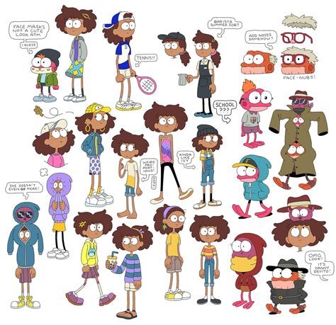 Amphibia Anne Outfits