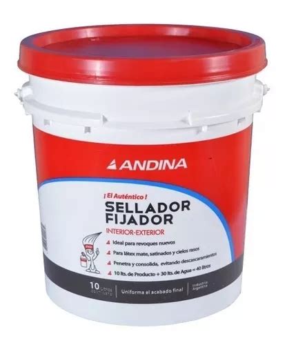 Andina Sellador Fijador Al Agua 20 Litros MercadoLibre