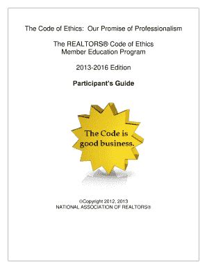 Fillable Online Gcar The Code Of Ethics Our Promise Of Professionalism