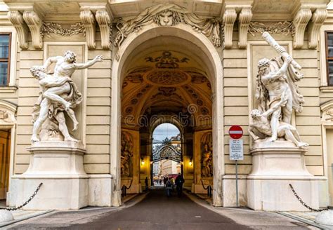 Hofburg Hapsburg Royal Palace In Vienna Austria Editorial Photography