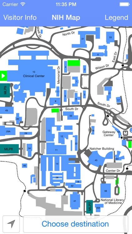 Nih Campus Map