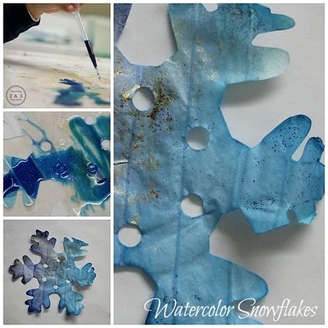 How To Make Tissue Paper Snowflakes With Toddlers Preschool Art