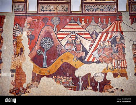 Gothic Fresco Mural Painting The Conquest Of Majorca 1285 1290