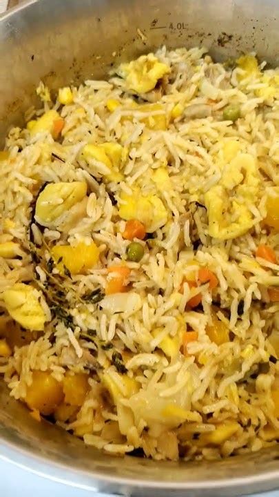 Season Rice Yard Style With Ackee Saltfish Salt Mackerel Mixed