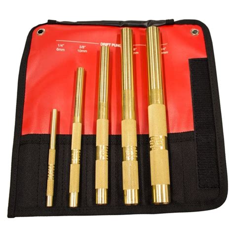 Mayhew 67003 BRASS DRIFT PUNCH KIT 5 Piece Set AFNCO