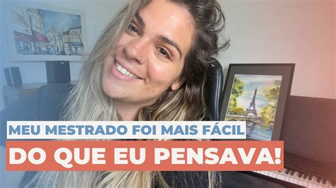 Como A Experi Ncia De Fazer Mestrado Na Fran A Youtube