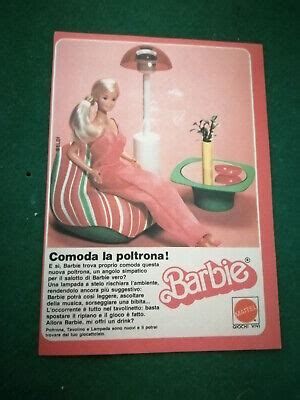 PUBBLICITA ORIGINALE ADVERTISING WERBUNG BARBIE MATTEL Anni 70 80 90