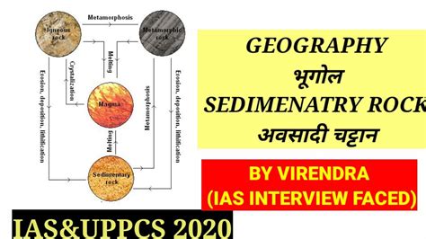 IAS PCS PRE 2020 PHYSICAL GEOGRAPHY ROCK SEDIMENTARYROCK BHUGOL AVSADI