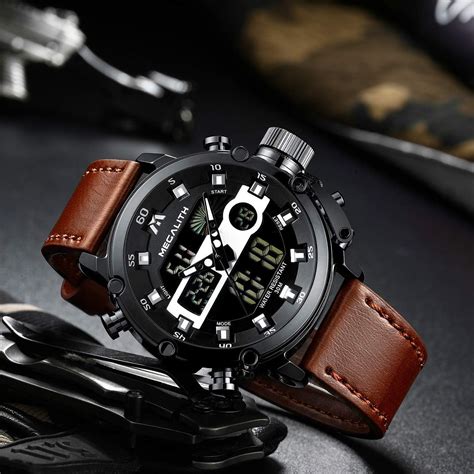 Megalith Herrenuhr Milit R Digitaluhr Herren Sport Outdoor Chronograph