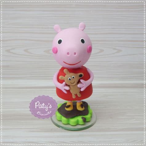 Topo De Bolo Miniatura Pepa Pig No Elo7 Paty S Biscuit F625A9