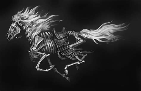 Ghost-horse by banhatin on DeviantArt