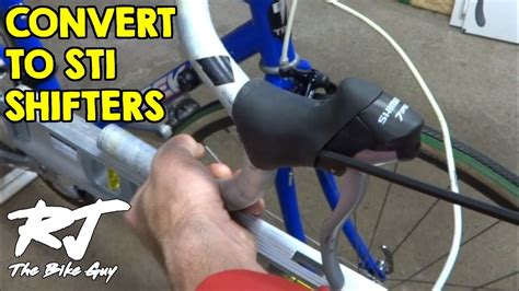 How To Convert From Downtube Shifters To Sti Shifters Brifters On Vintage Bike Youtube