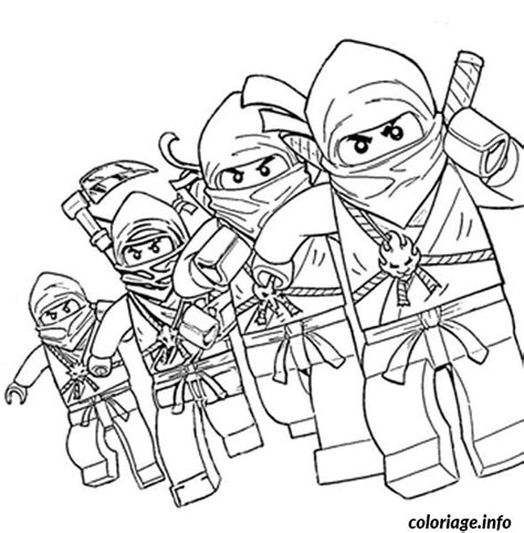 Coloriage Dessin Ninjago Ninjas Dessin