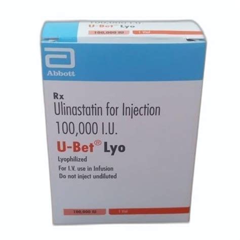 Ulinastatin Pharmaceutical Injection 100000 I U Vial At Rs 1300 Box In