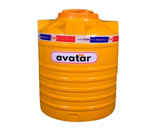 Avatar Yellow 3 Layer Water Tank At 4 5 Litre 3 Layer Water Tank In