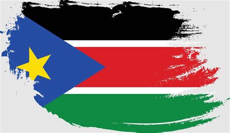 South Sudan Flag With Grunge Texture 9169358 Vector Art At Vecteezy