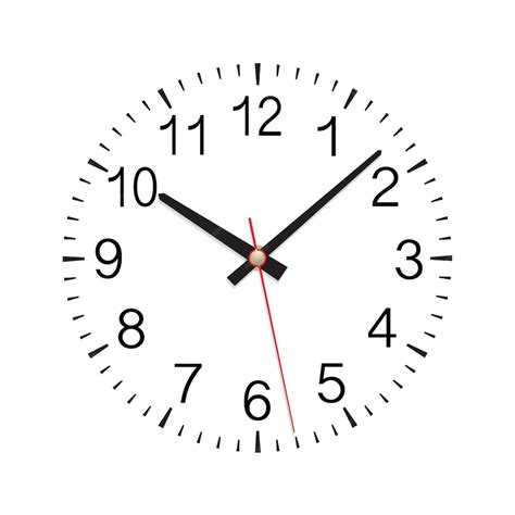 premium vector wall clock dial  white background