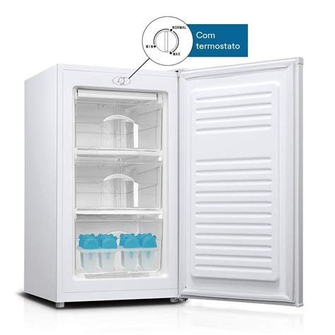 Freezer Vertical Eos 66 Litros Ecogelo Slim Efv70 220v MadeiraMadeira