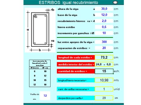 Planillas De Calculo Xls Ingenieria Cad