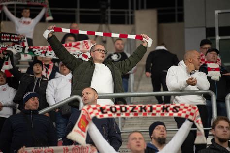 ŁKS Łódź Sandecja Nowy Sącz na trybunach Tak dopingowali kibice