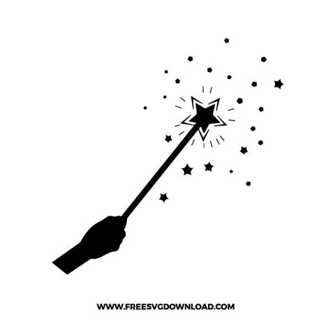 Harry Potter Wand Wizard Svg