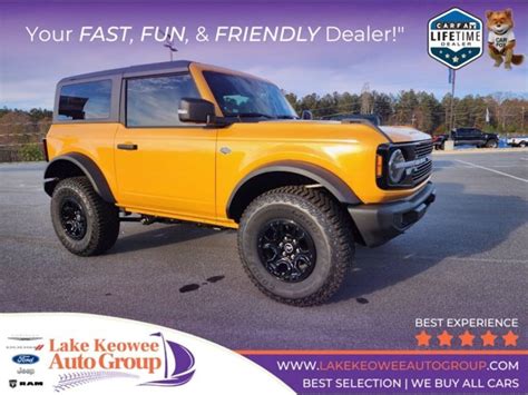 2022 Ford Bronco, Cyber Orange Metallic Tricoat With 61 Miles Available ...