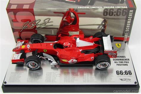 MATTEL HOT WHEELS J2989 Scala 1 18 FERRARI F1 F248 N 5 66 POLE