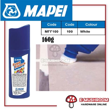 Mapei Fuga Fresca Grout Tile Grout Reviver 160G White Colour Shopee