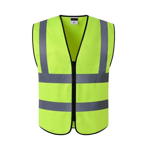 Reflective Vest High Visibility Fluorescent Clothing Multi Color Safety ...