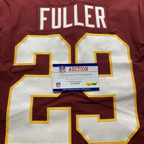 Crucial Catch - Commanders Kendall Fuller Game Worn Jersey (10/10/21 ...