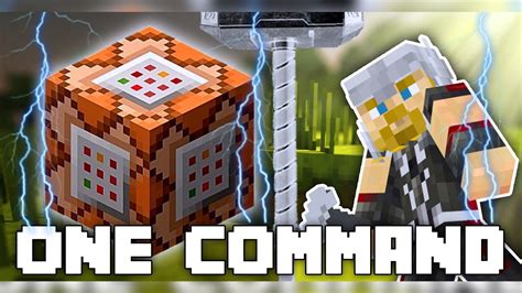 Thor In Minecraft Minecraft One Command Youtube