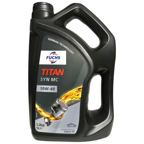 Fuchs TITAN SYN MC 10W40 Semi Synthetic Engine Oil Car Service Packs