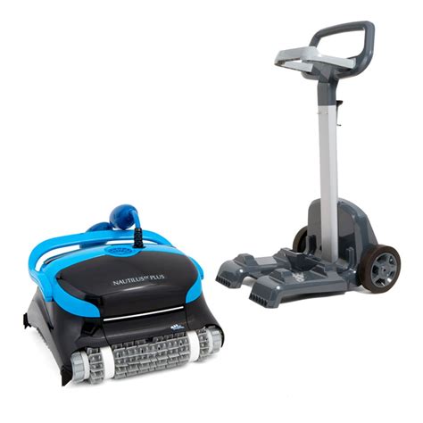 Dolphin Nautilus CC Plus Robotic Pool Cleaner With Universal Caddy For Pool