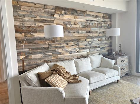 Various Reclaimed Wood Feature Walls Rustic Miami By CENTENNIAL WOODS