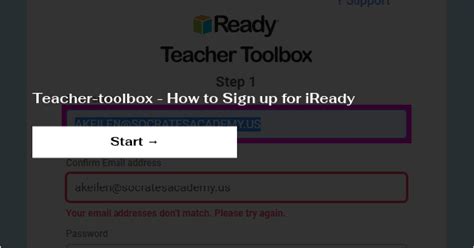 Teacher-toolbox - How to Sign up for iReady