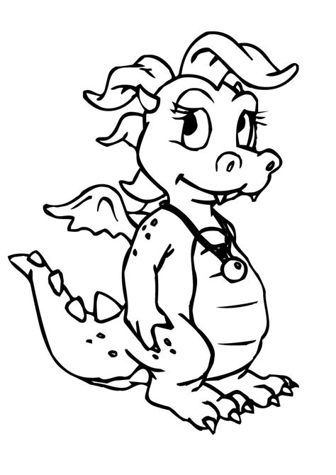 Coloriage Dragon Coloriage Dun Petit Dragon Coloriage Dragon