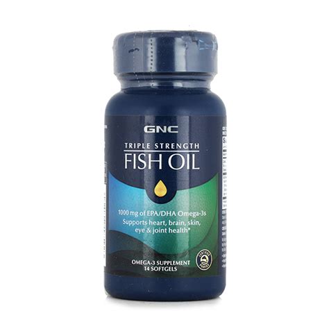 Buy Gnc Triple Strength Fish Oil Mg Softgel S Online At Best