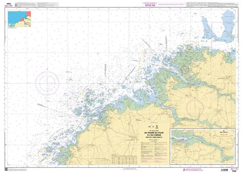 Seekarte Shom Int Du Phare Du Four L Le Vierge Port De