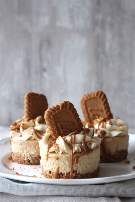 No Bake Mini Lotus Biscoff Cheesecake Love Eat Sleep Food