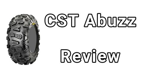 CST Abuzz ATV Tires Review YouTube